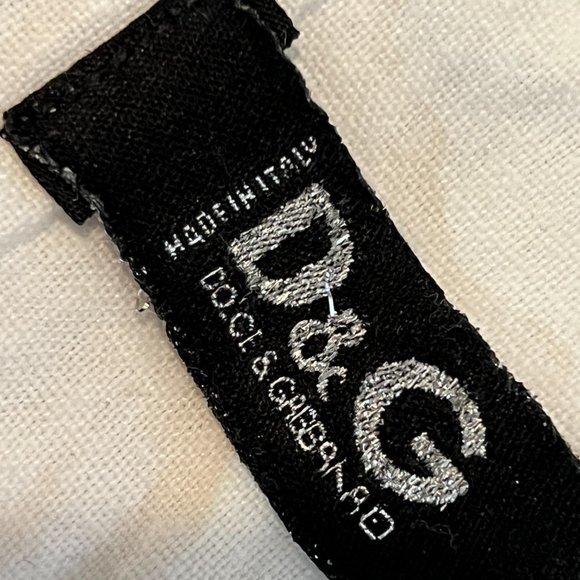 ❣️LIKE NEW❣️Dolce & Gabbana White Pants Made in Italy Size S Linen Cotto… - Picture 11 of 11